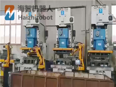 海智機器人沖壓生產線合作項目